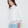 Wholesale Levo Lace-Trim Shirt Blouses & Tops