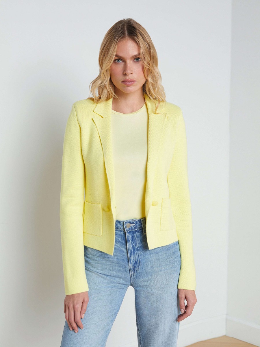 Wholesale Sofia Knit Blazer Blazers & Jackets