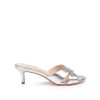 Online Aveline Kitten-Heel Sandal Leather