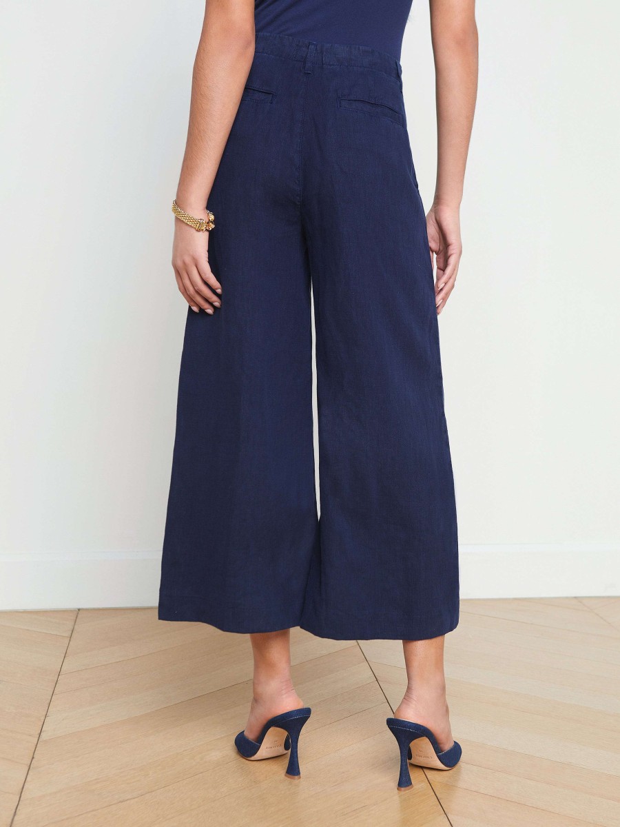 Hot Henderson Linen Cropped Pant Pants, Shorts & Skirts