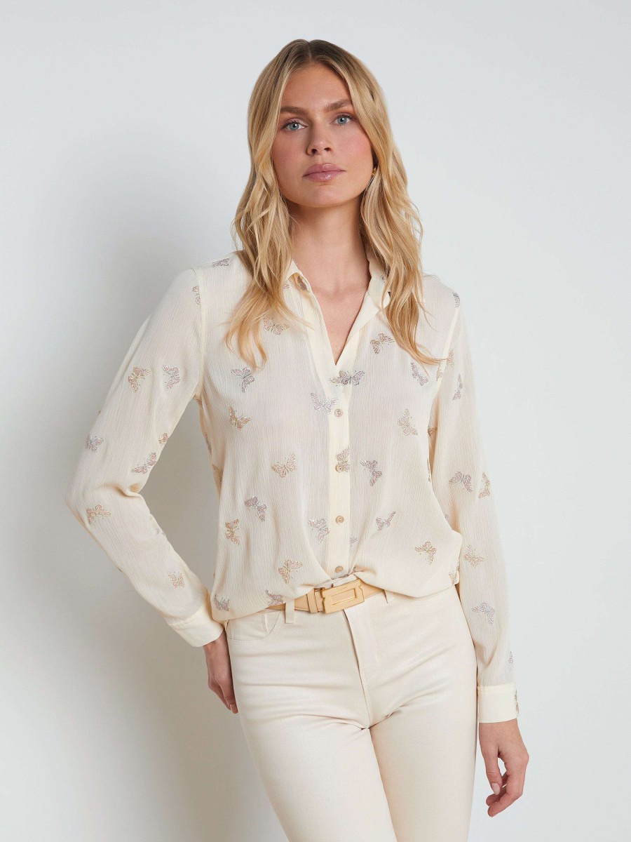 New Laurent Embroidered Blouse Blouses & Tops