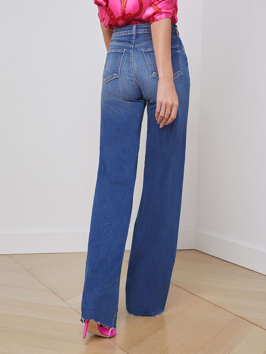 Clearance Scottie Wide-Leg Jean Straight