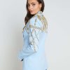 Best Clementine Crystal-Embellished Blazer Blazers & Jackets