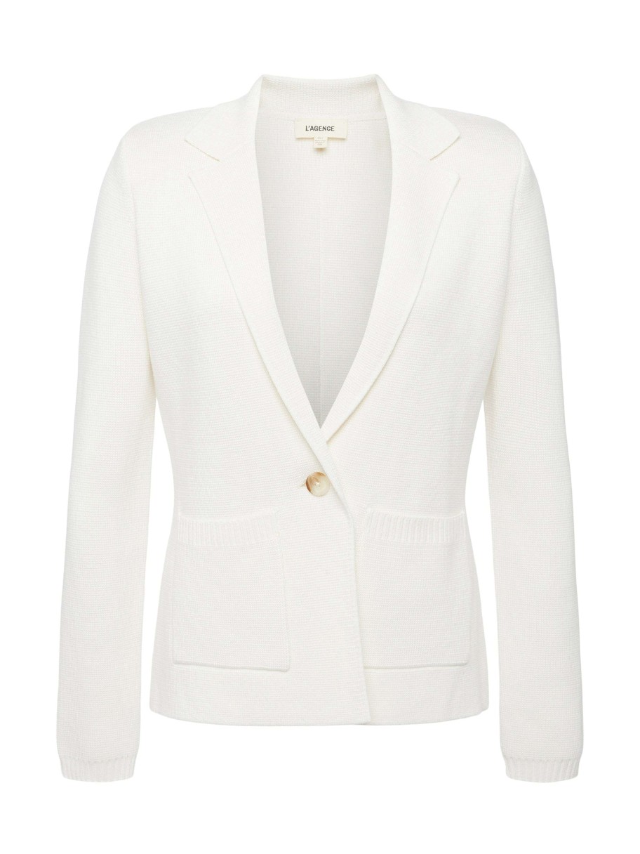 Online Lacey Knit Blazer Blazers & Jackets