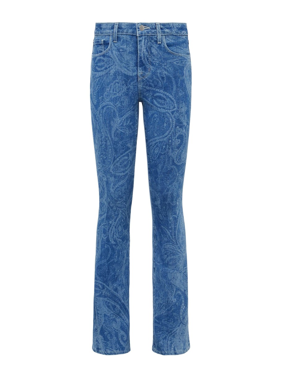 New Stassi Printed Bootcut Jean Flare & Bootcut