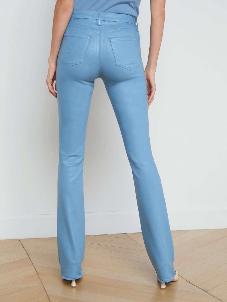 Hot Ruth Coated Straight-Leg Jean Straight