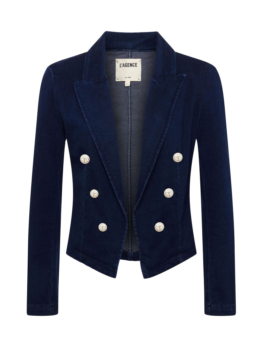 Clearance Wayne Denim Blazer Blazers & Jackets