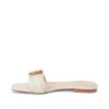 Online Aurelie Buckle Slide Sandal Leather