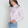 Best Satin-Organza Biker Jacket Blazers & Jackets