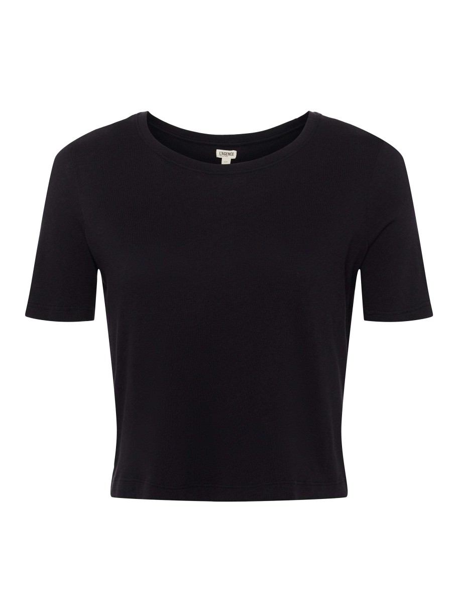 Wholesale Donna Cotton Cropped Tee Tees