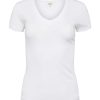 Clearance Becca Cotton V-Neck Tee Tees