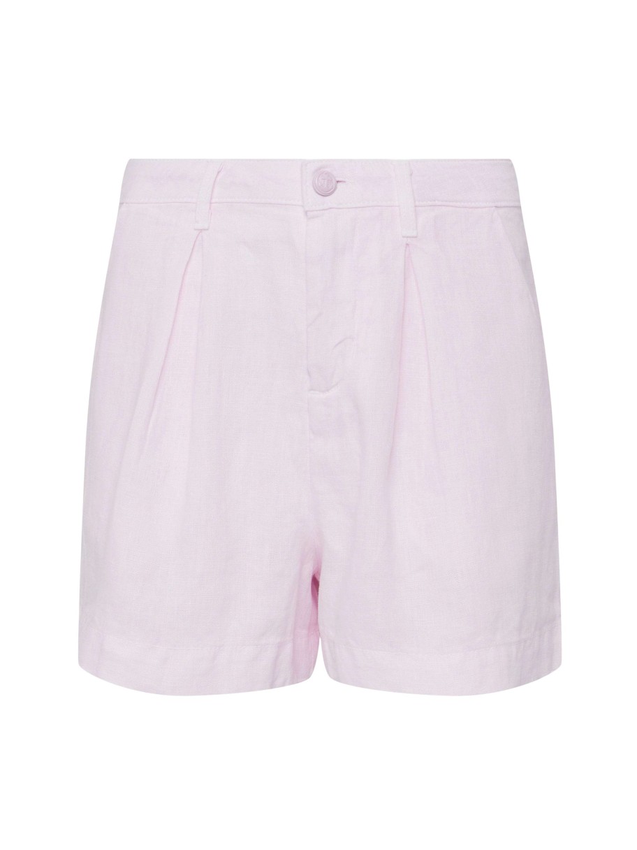 Clearance Zahari Linen Pleated Short Pants, Shorts & Skirts