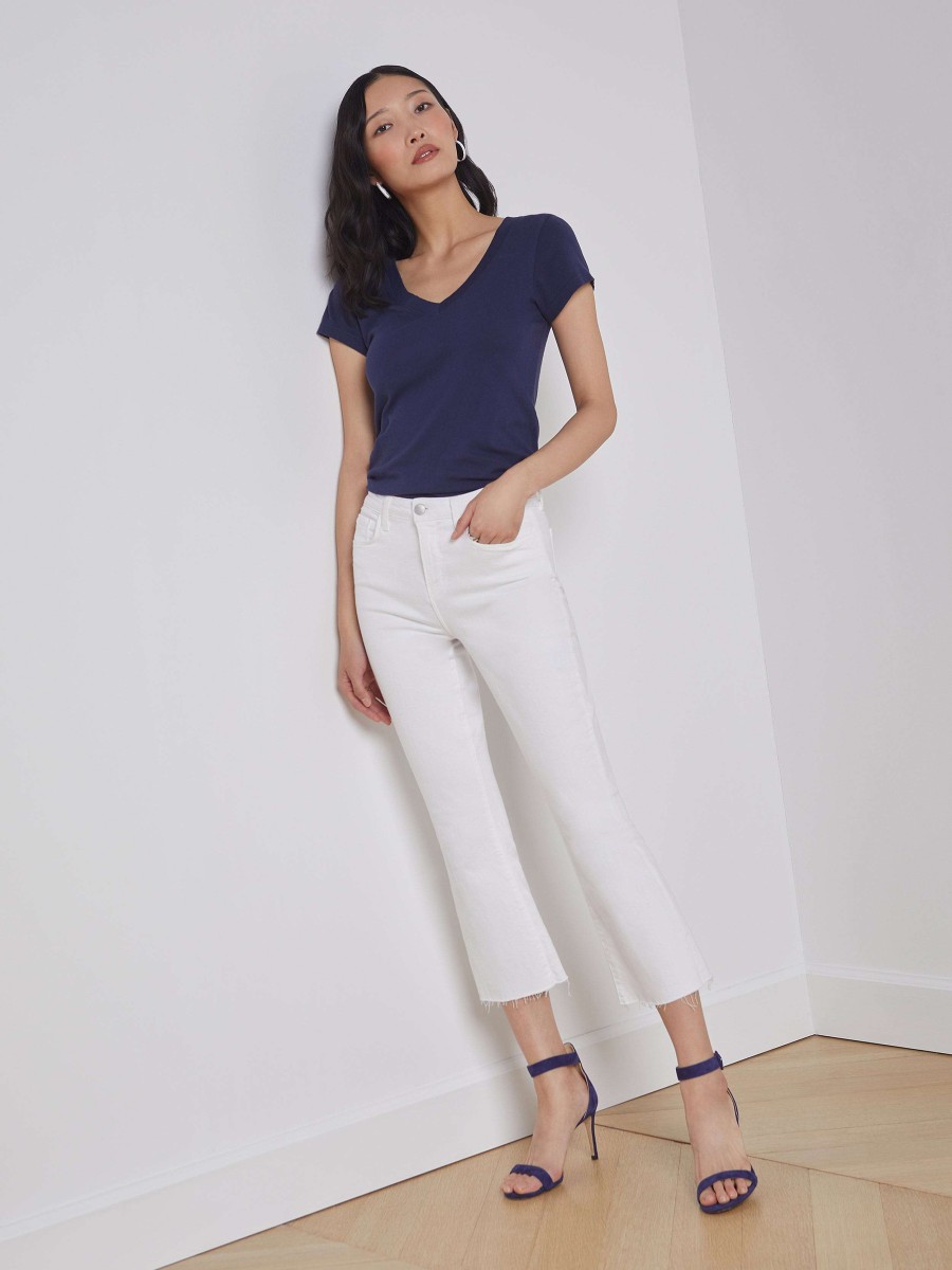 New Kendra Cropped Flare Jean Flare & Bootcut