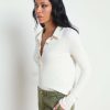 Best Sterling Silk-Cotton Blend Sweater Blouses & Tops