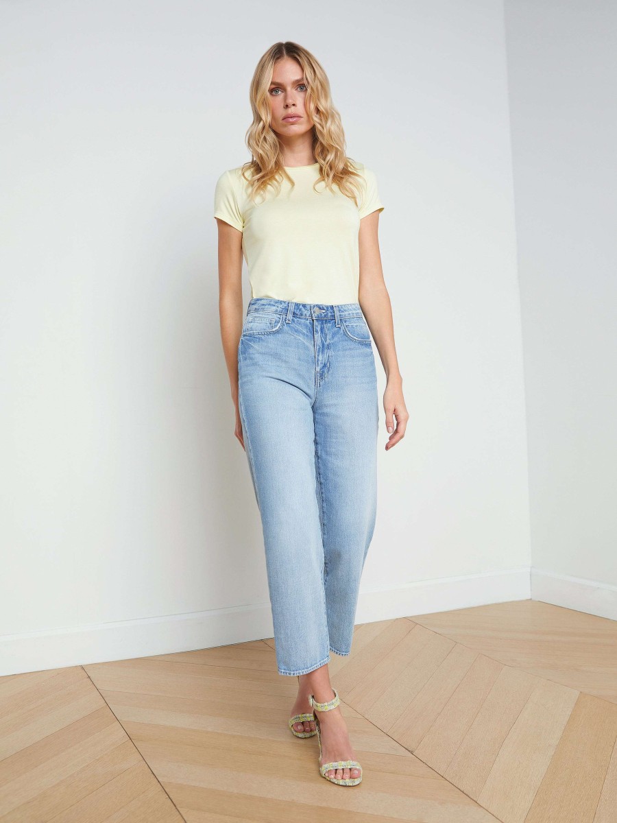 Best June Cropped Stovepipe Jean Wide & Relaxed