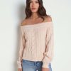 Clearance Vesta Off-The-Shoulder Sweater Blouses & Tops