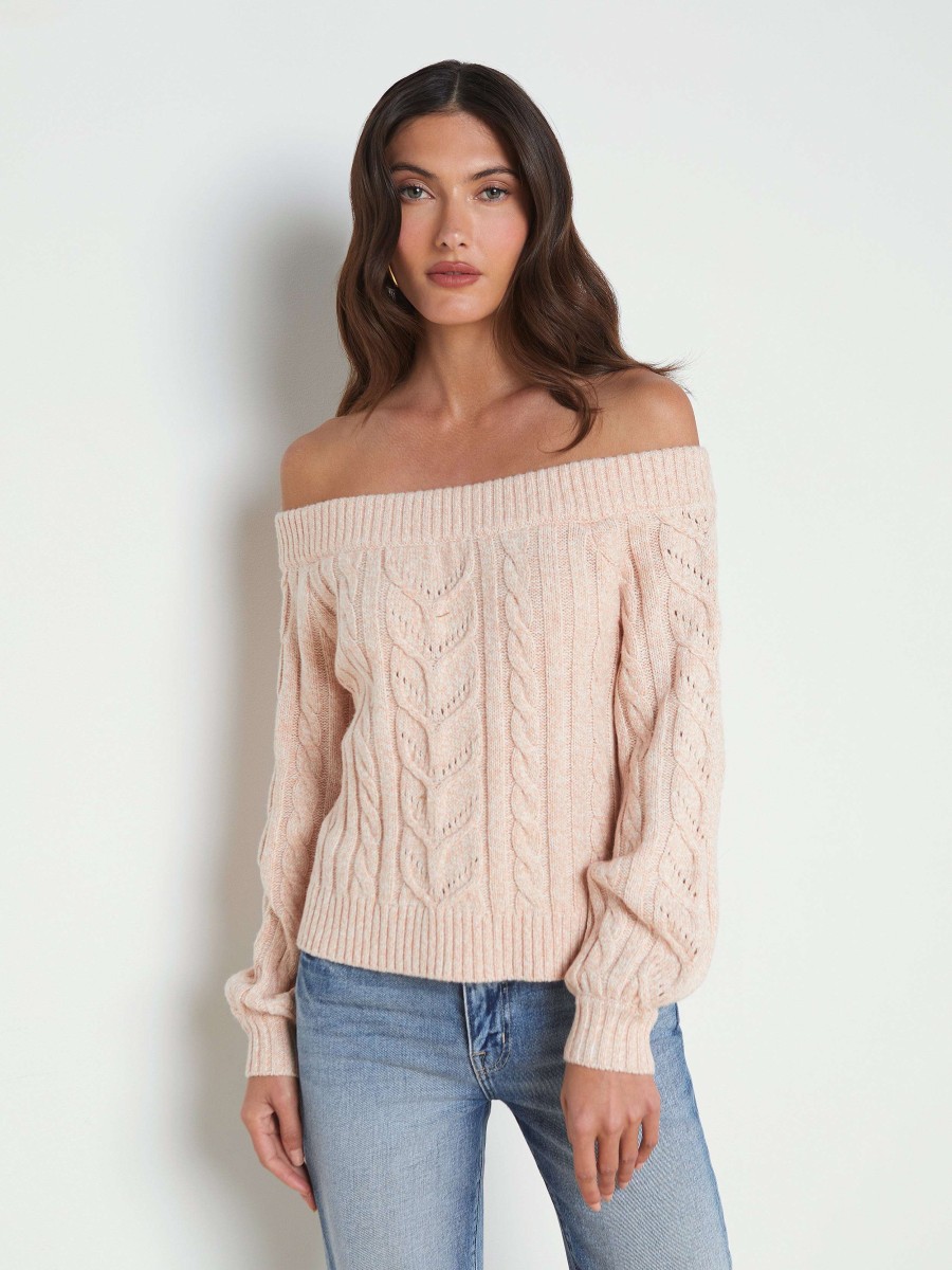 Clearance Vesta Off-The-Shoulder Sweater Blouses & Tops