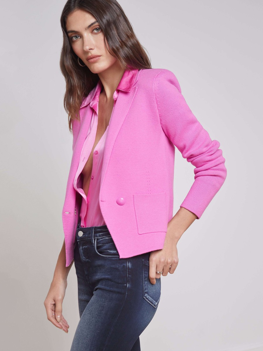 New Sofia Knit Blazer Blazers & Jackets