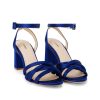 New Acelynn Satin Block-Heel Sandal Heels & Pumps