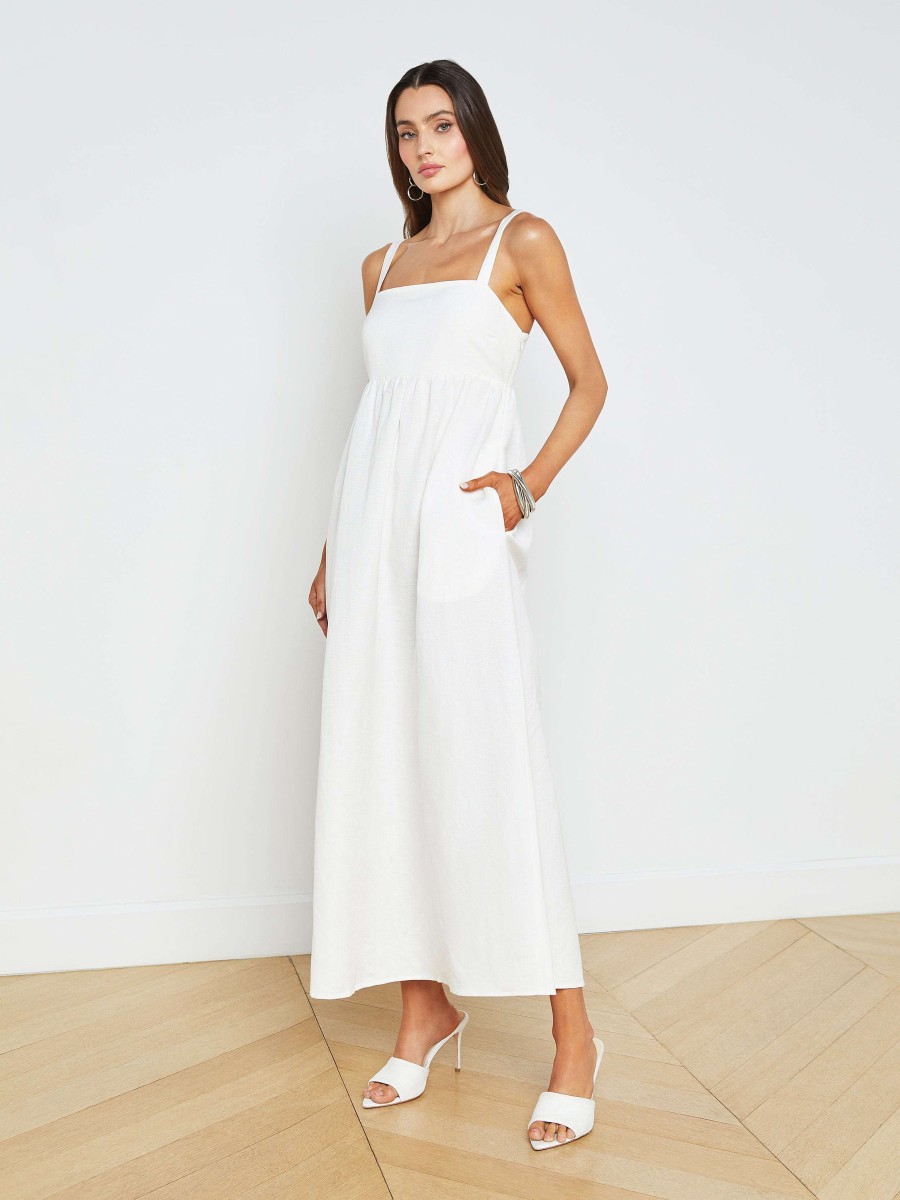 Best Jessamy Linen-Blend Dress Dresses & Jumpsuits