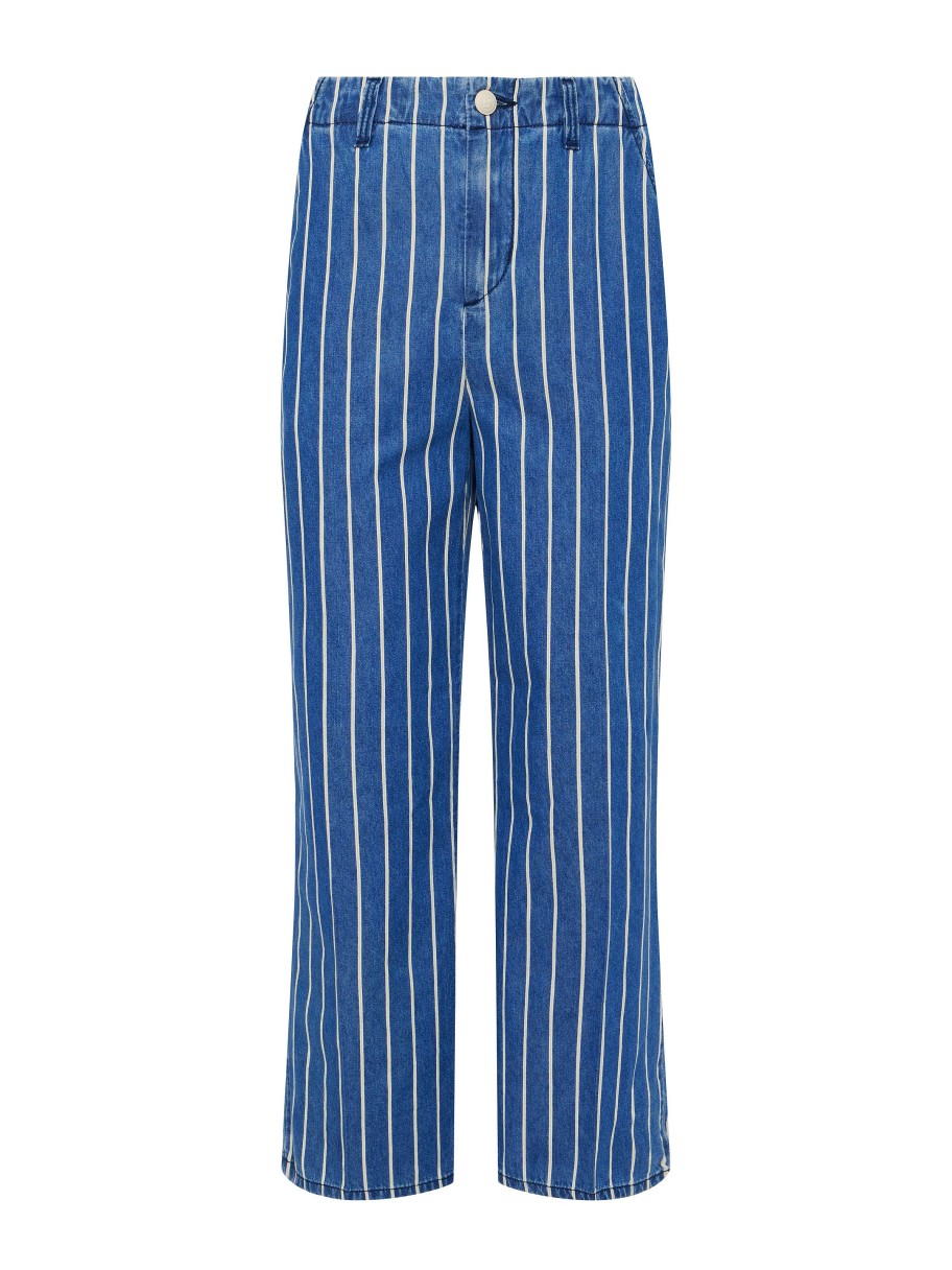 Wholesale Zayne Striped Straight-Leg Jean Sets