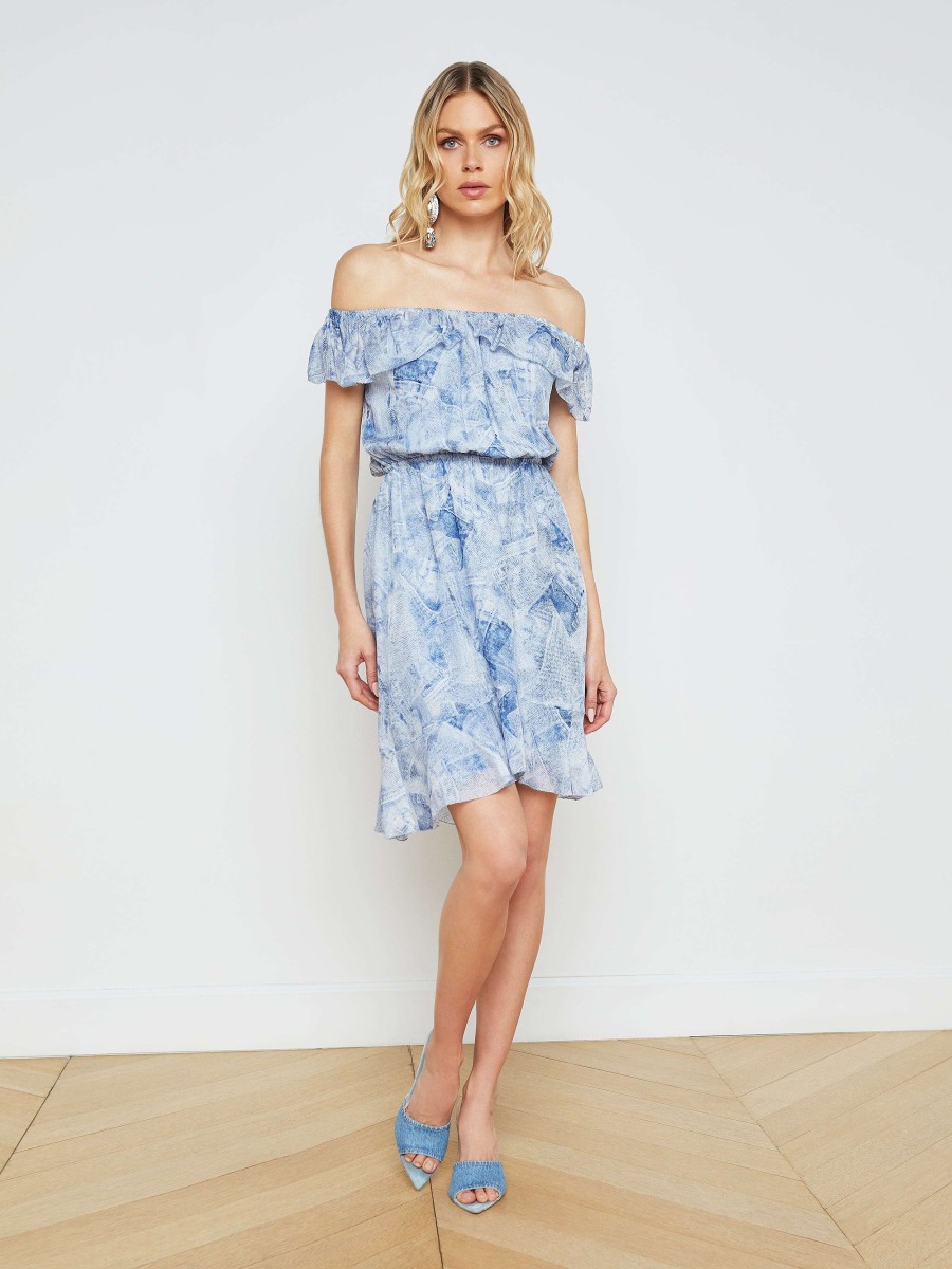 Best Leonie Silk Off-The-Shoulder Dress Dresses & Jumpsuits