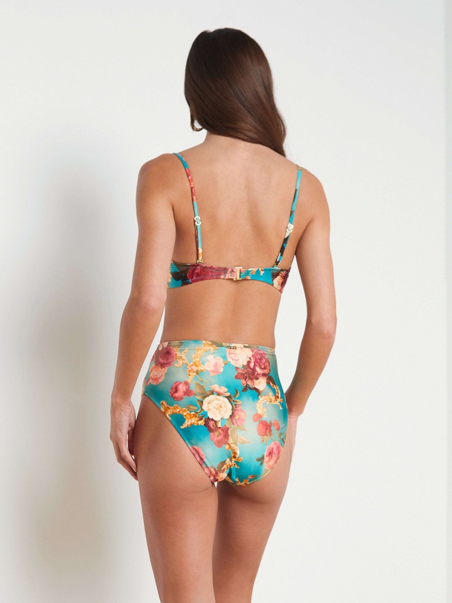 Clearance Vanessa High-Waisted Bikini Bottom Swimwear