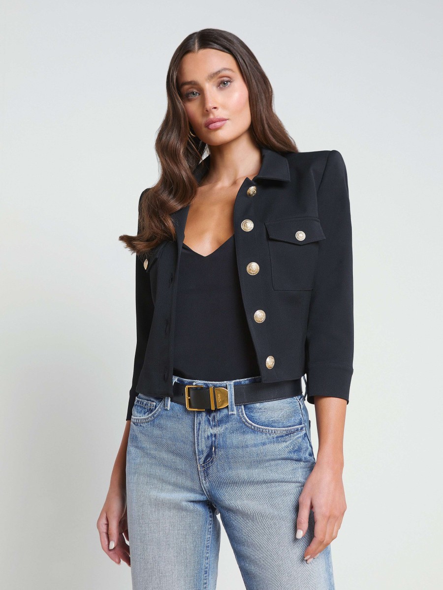 Wholesale Kumi Cropped Jacket Blazers & Jackets