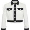 Best Koda Contrast Denim Jacket Blazers & Jackets