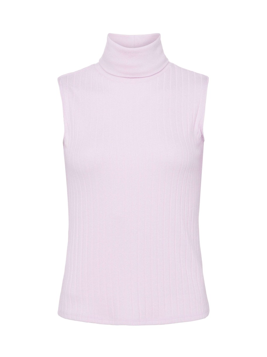 New Ceci Sleeveless Turtleneck Blouses & Tops