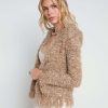 Online Azure Fringe Cardigan Blazer Blazers & Jackets