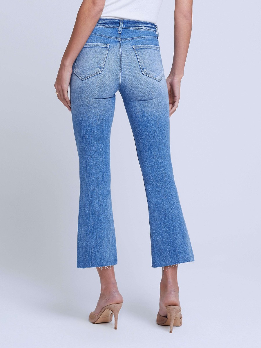 Hot Kendra Cropped Flare Jean Flare & Bootcut