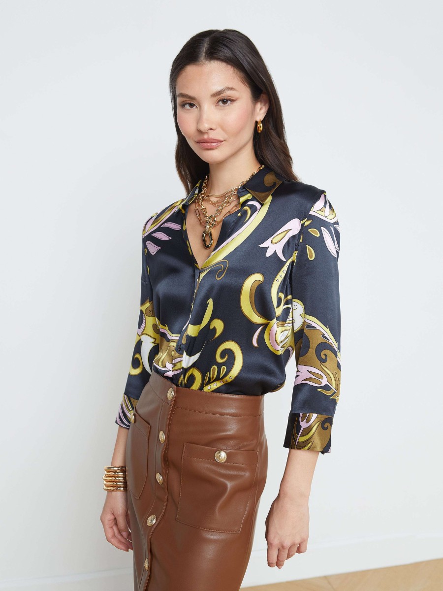 Best Dani Silk Blouse Blouses & Tops