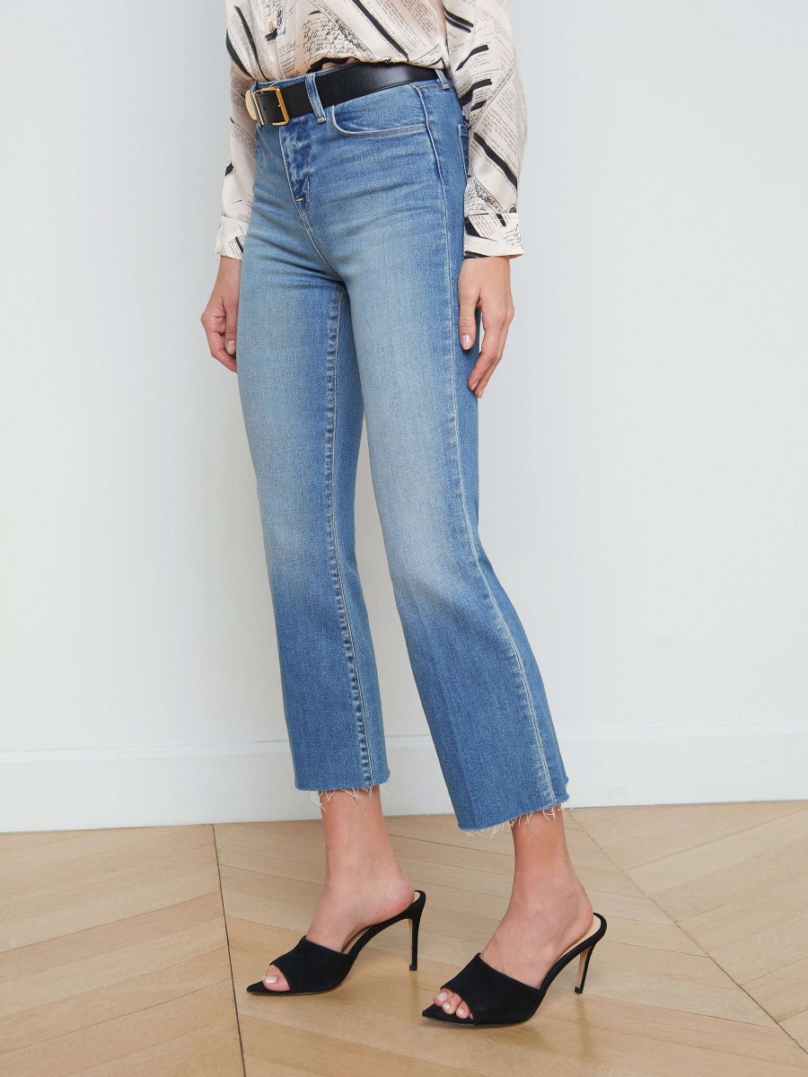 New Kendra Cropped Flare Jean Flare & Bootcut