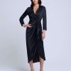 Wholesale Kadi Silk Wrap Dress Dresses & Jumpsuits