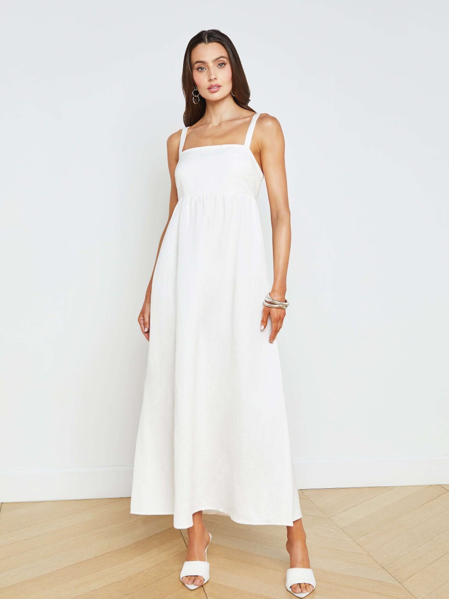 Best Jessamy Linen-Blend Dress Dresses & Jumpsuits