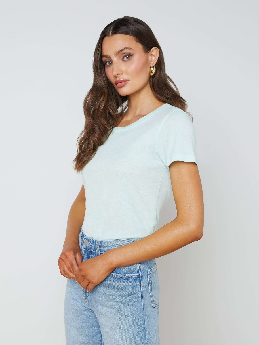 Wholesale Cory Cotton Scoopneck Tee Tees