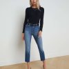 Wholesale Sada Slim-Leg Cropped Jean Straight