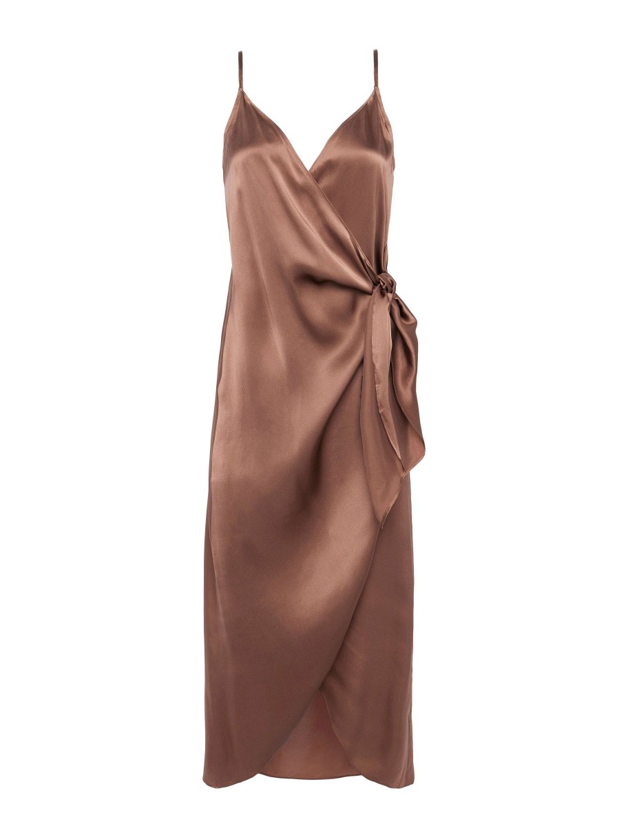 Hot Amilia Silk Wrap Dress Dresses & Jumpsuits