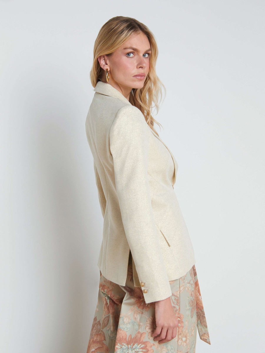 Wholesale Chamberlain Linen-Blend Blazer Blazers & Jackets