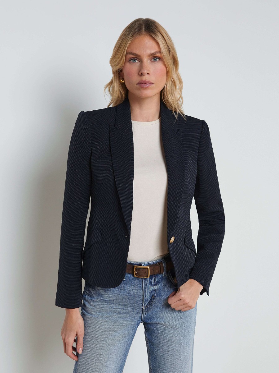 Hot Jennah Textured Blazer Blazers & Jackets