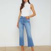 Hot Kendra Cropped Flare Jean Flare & Bootcut