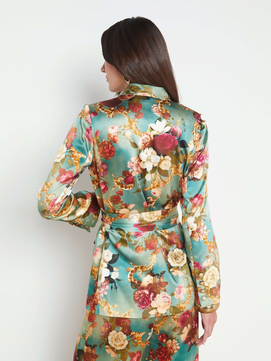 Online Everly Silk Wrap Blazer Blazers & Jackets