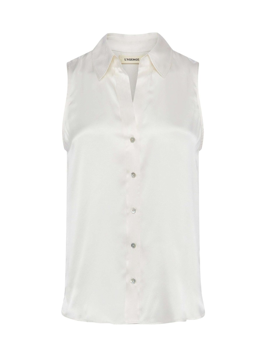 Online Emmy Sleeveless Silk Blouse Blouses & Tops