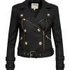 Clearance Billie Belted Leather Jacket Blazers & Jackets