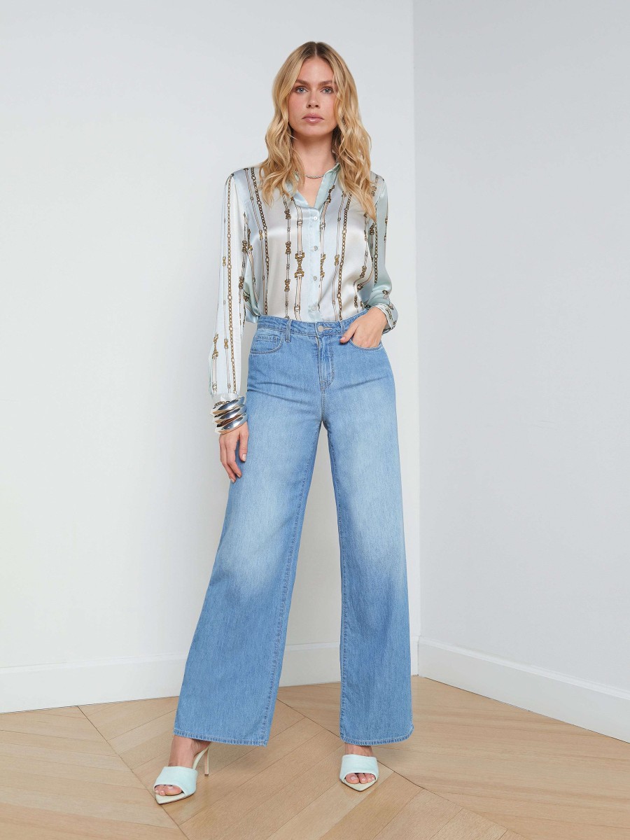 Hot Alicent Wide-Leg Jean Maternity