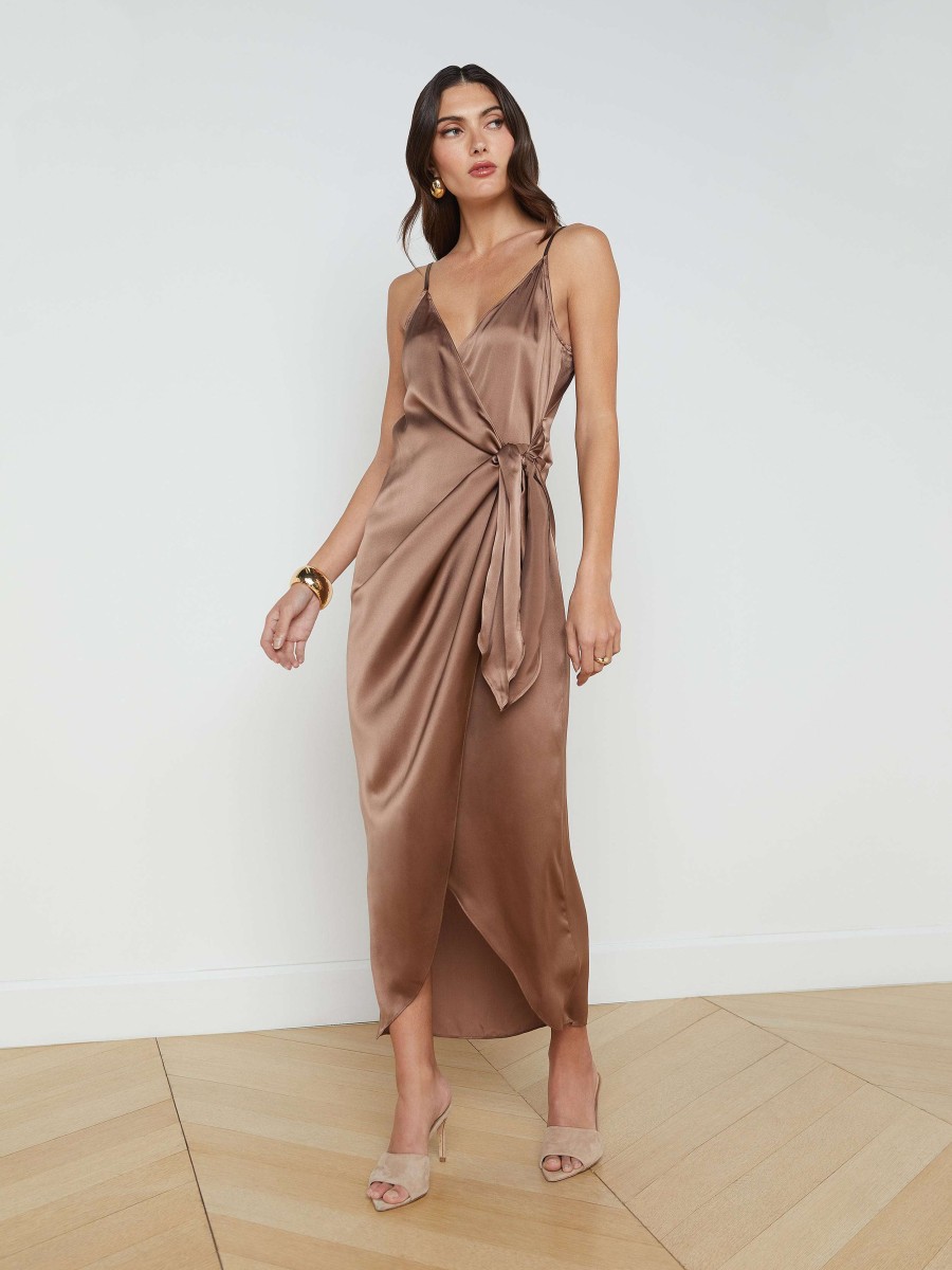 Hot Amilia Silk Wrap Dress Dresses & Jumpsuits