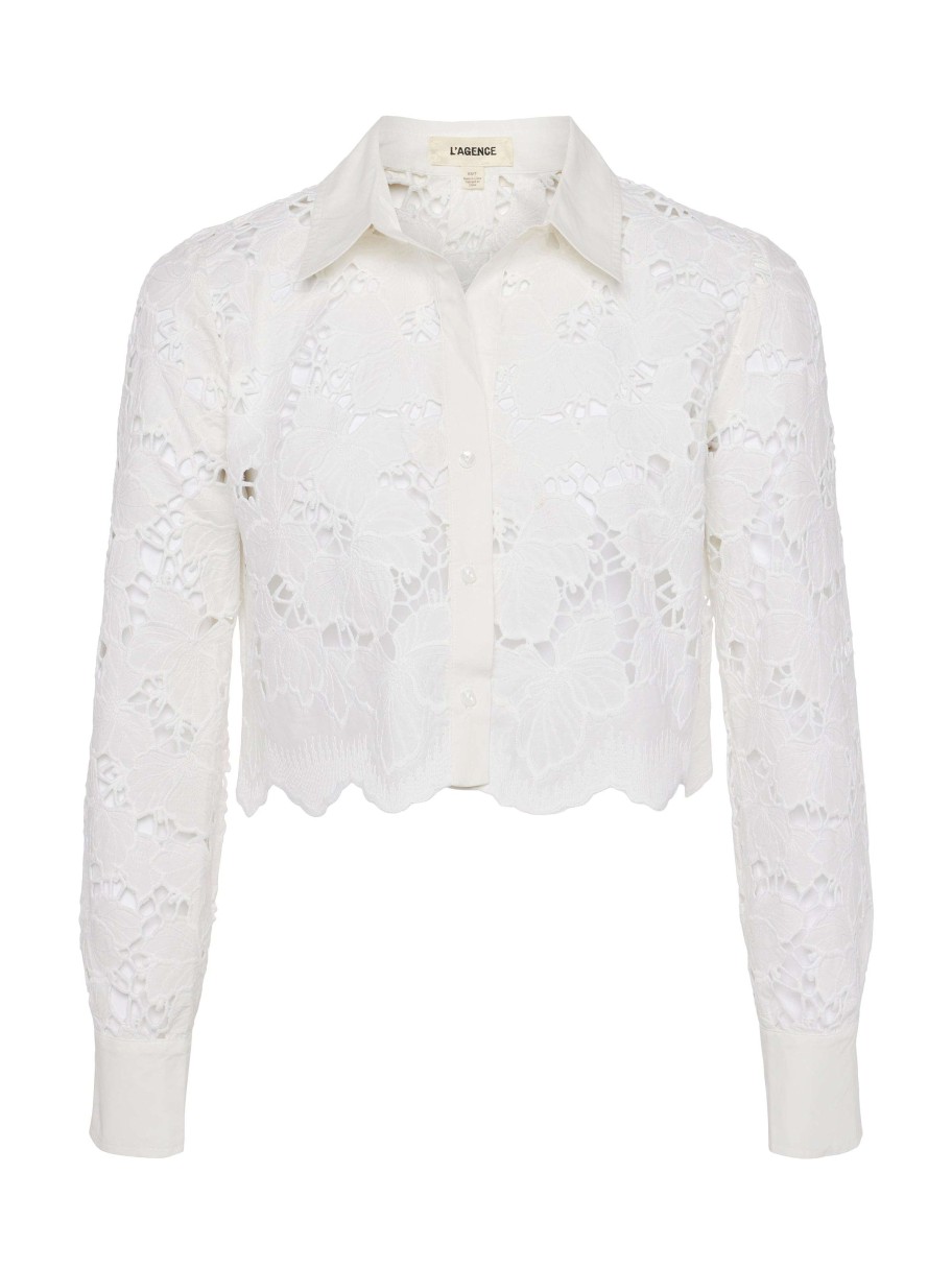 Wholesale Seychelle Lace Cropped Blouse Blouses & Tops