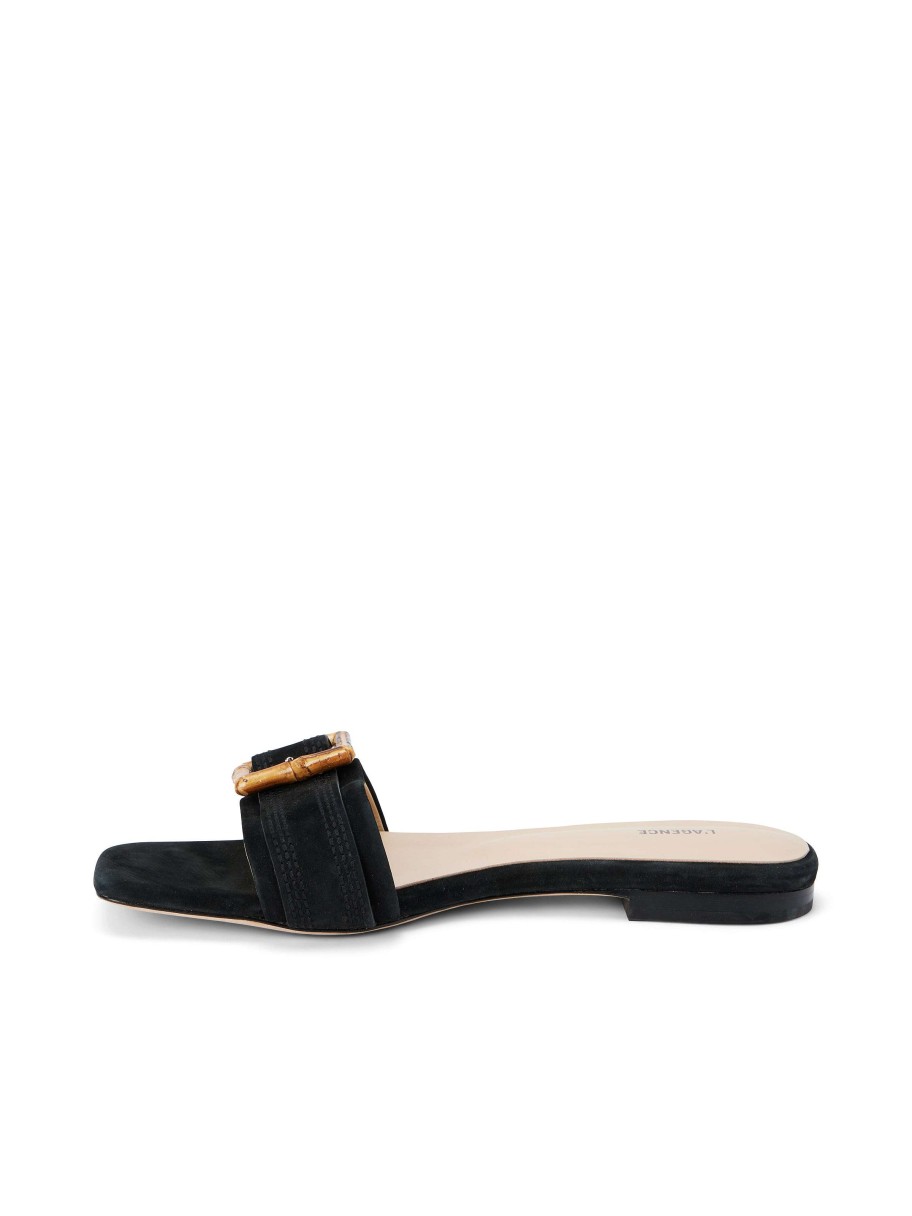 Wholesale Aurelie Buckle Slide Sandal Leather