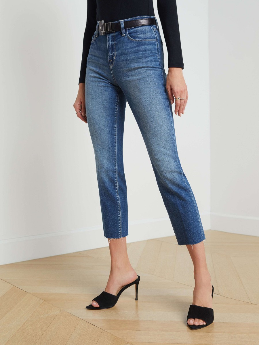 Wholesale Sada Slim-Leg Cropped Jean Straight